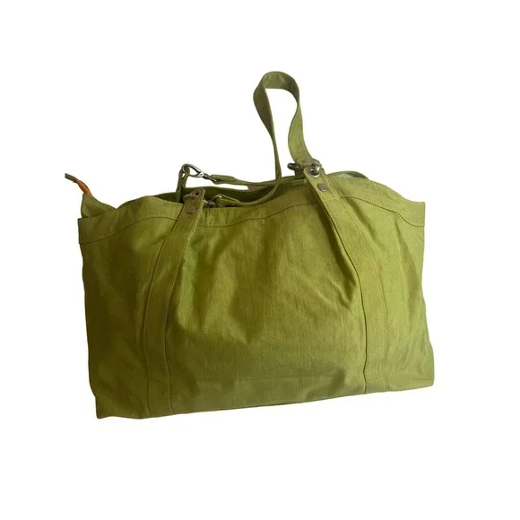 NEW Baggallini XL Hampton Bright Green/Orange Satchel Travel Gym Carry All TBag - Picture 4 of 14